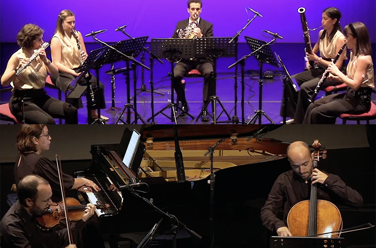 Humorictus Ensemble e Sond’Ar-te Trio · O’cutlo da Ajuda em Lisboa