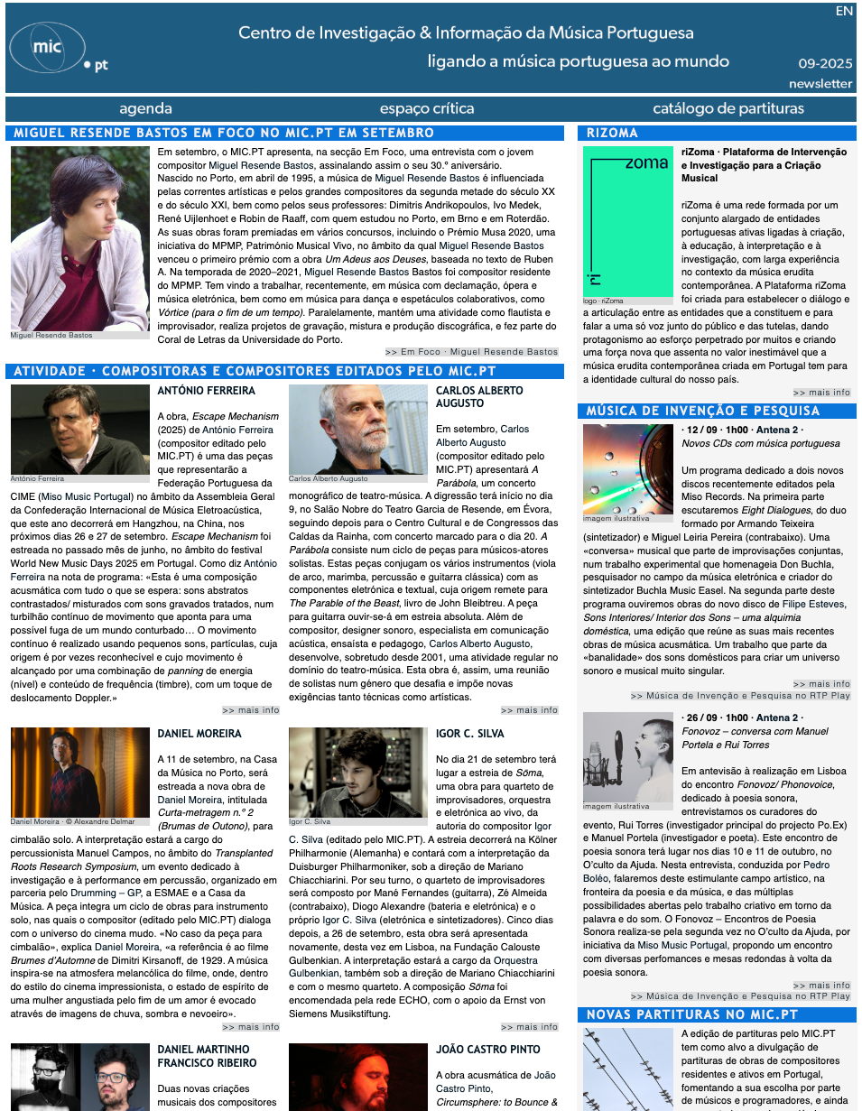 Newsletter 09/2025